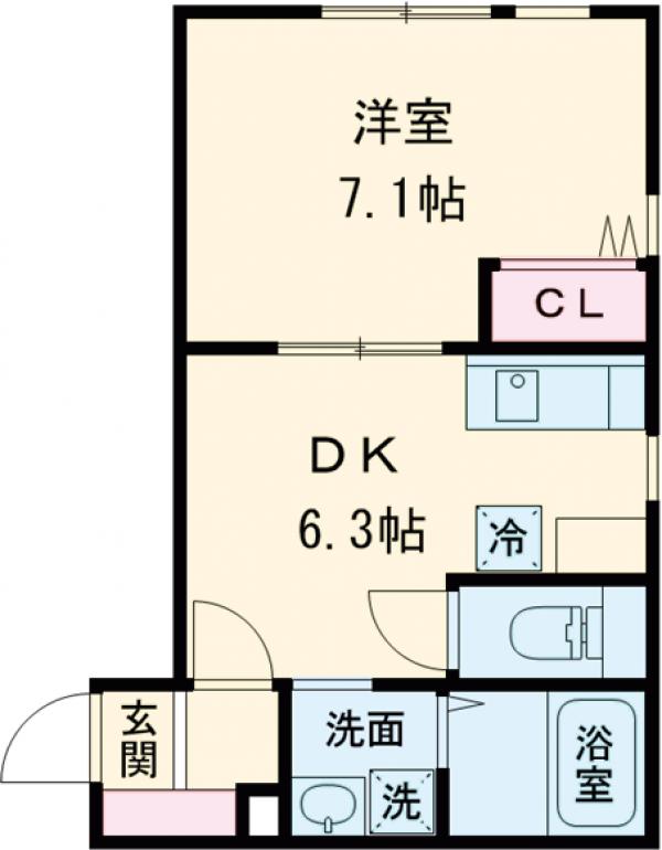 SQUARE2の間取り