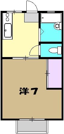 大澤ハイツの間取り