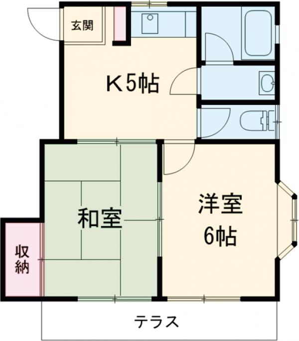 シャルムメゾンAの間取り
