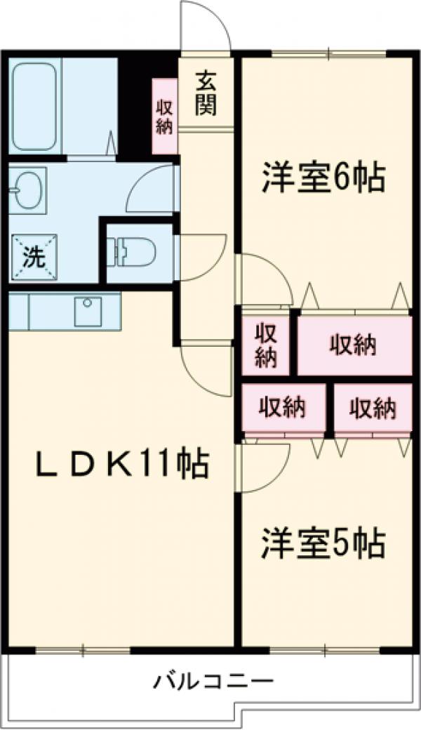ラボーセジュール小金井の間取り