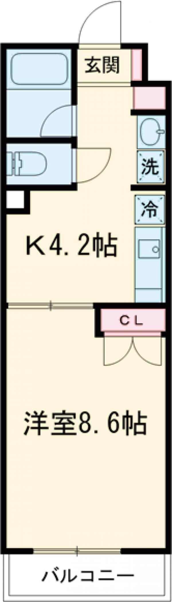 ラコリッタカラスヤマの間取り