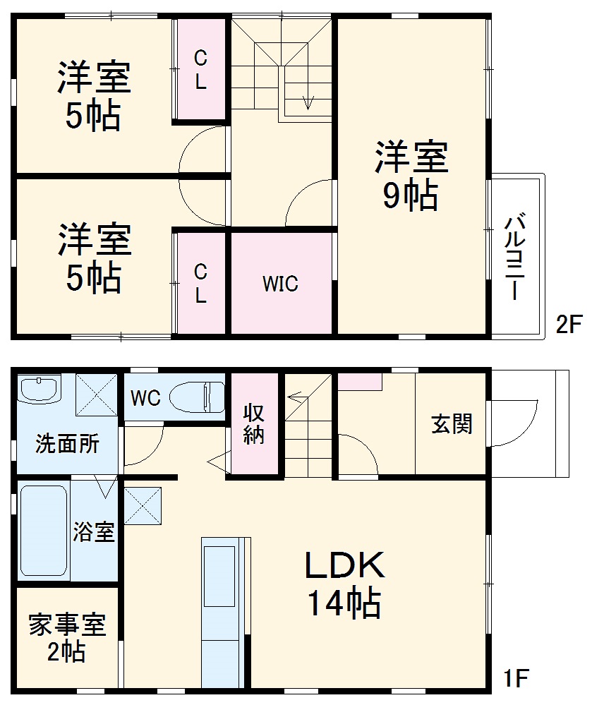 堀江戸建の間取り
