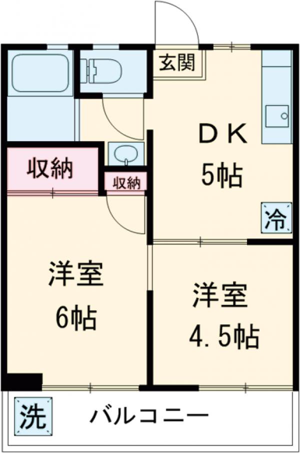 メゾン秀和の間取り