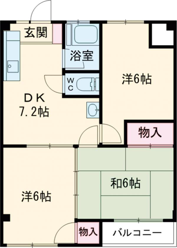 ファミーユ落合の間取り