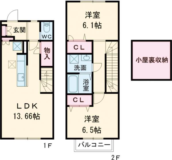 PROMENADEの間取り