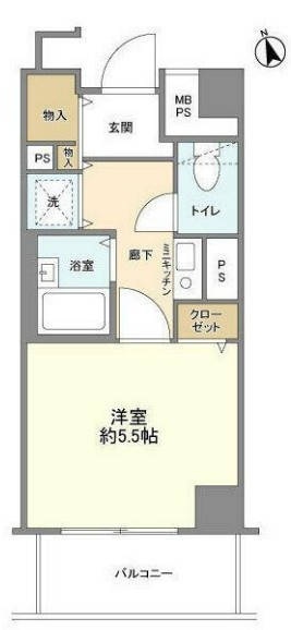 OLIO南阿佐ヶ谷の間取り