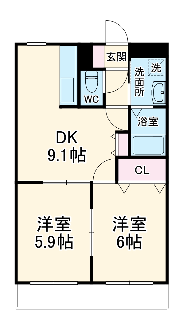 グランドールの間取り