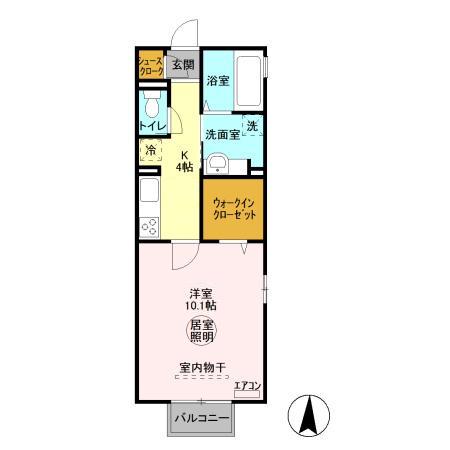 ファインパレスSUWAⅡの間取り