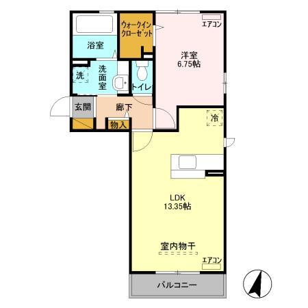 シエルブルーの間取り