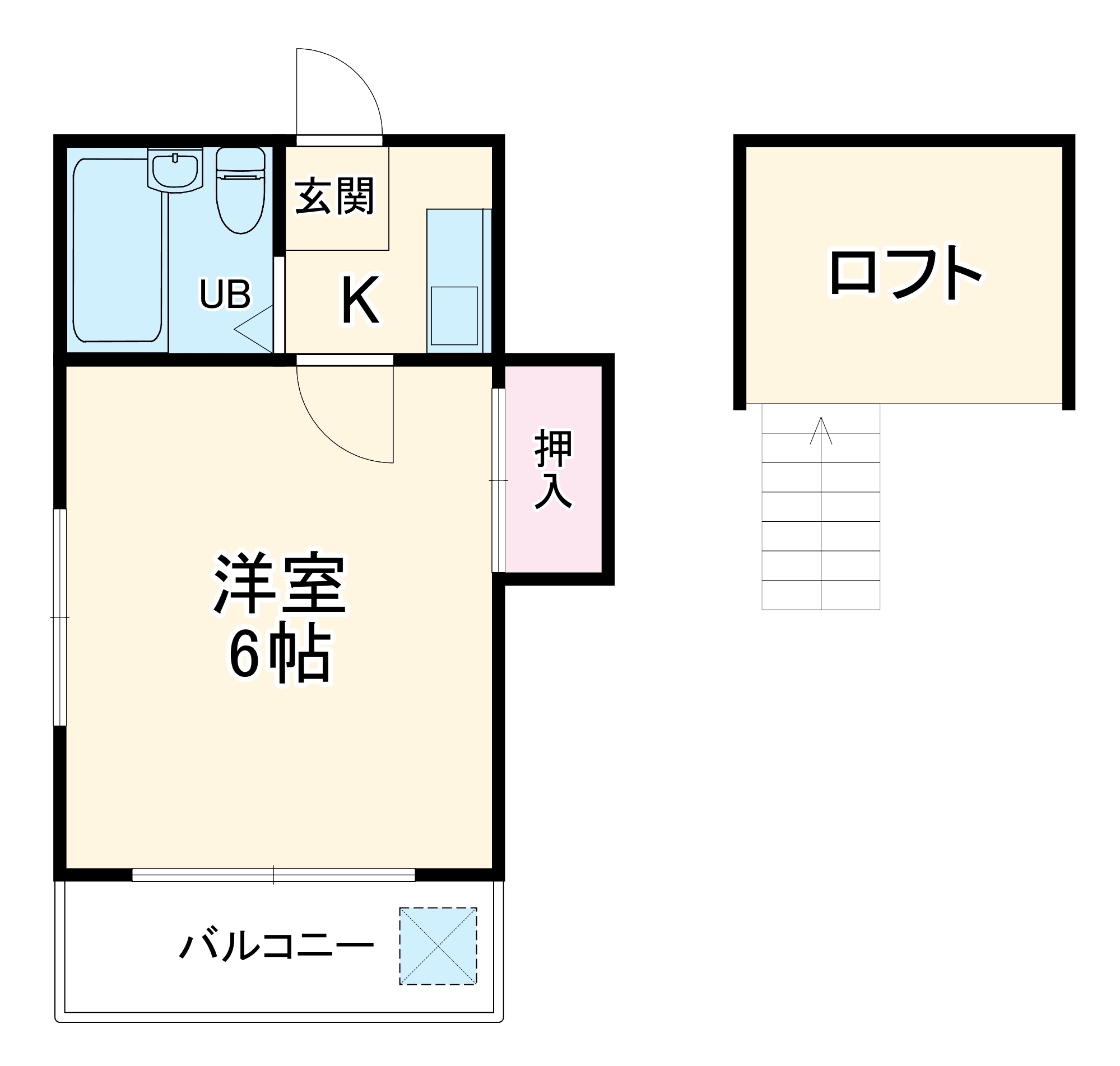 塚原ハイムの間取り