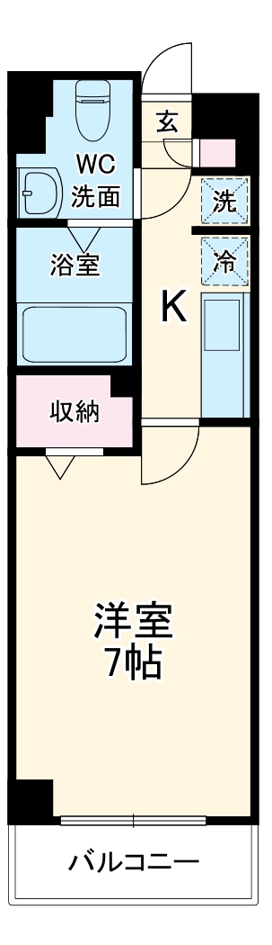 アルファコート蕨２の間取り