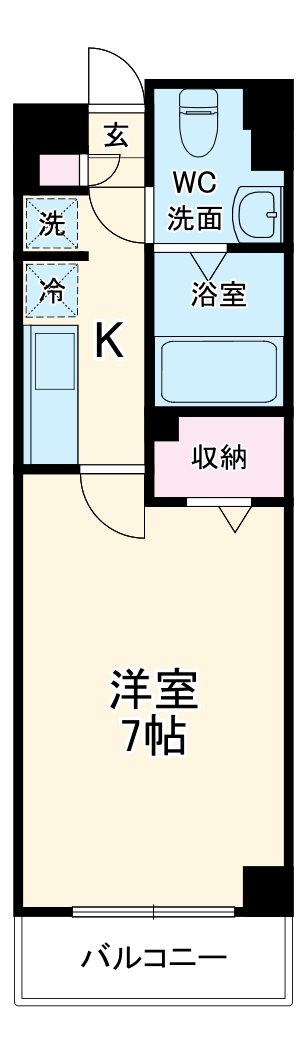 アルファコート蕨２の間取り