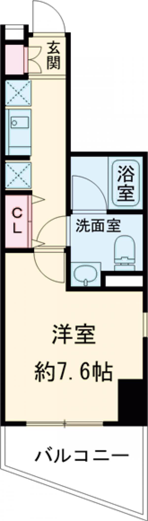プレールドゥーク駒沢大学駅前の間取り