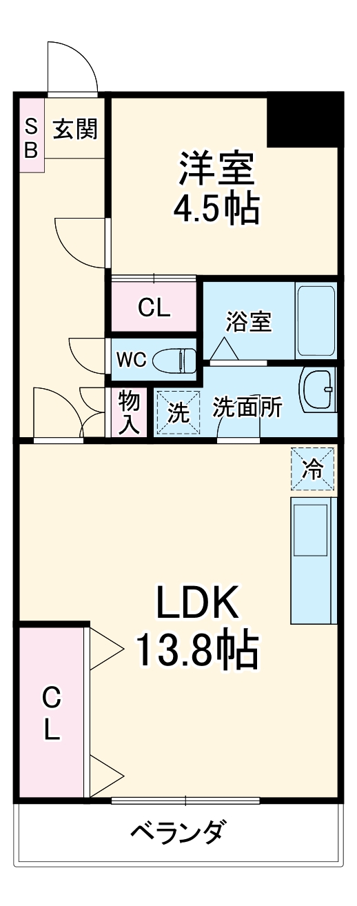 サンライト南浦和2番館の間取り