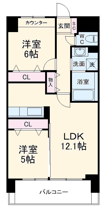 SANITAS WARABIの間取り
