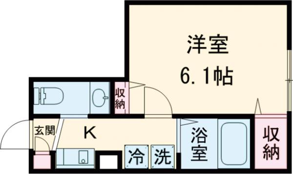 フェリーチェ阿佐ヶ谷Ⅶの間取り