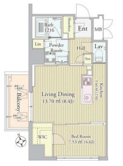 グロリアス西荻窪の間取り