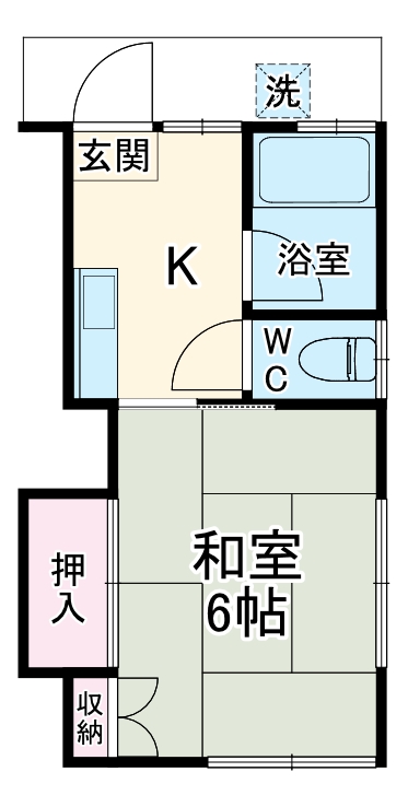 コーポタナカの間取り