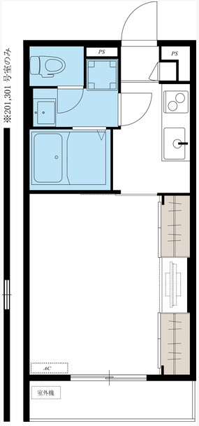 リブリ・ルームス本千葉の間取り