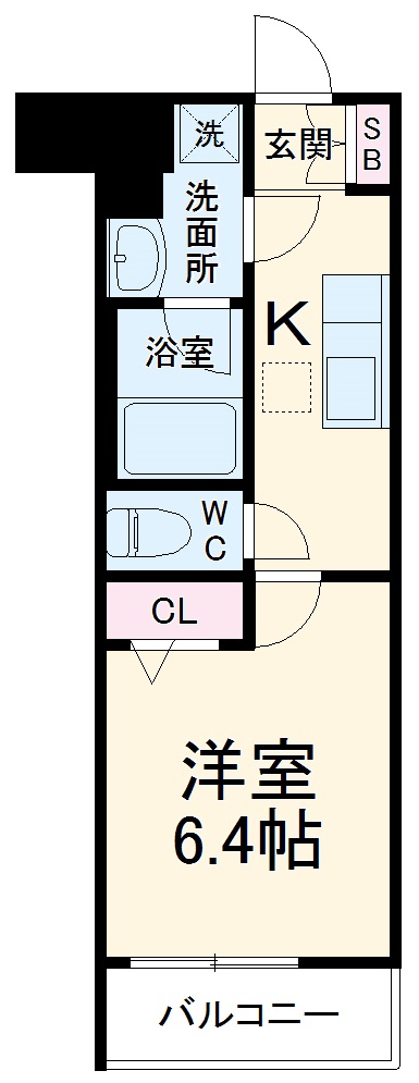 UKマンションの間取り