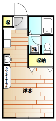 プレジールSATOの間取り