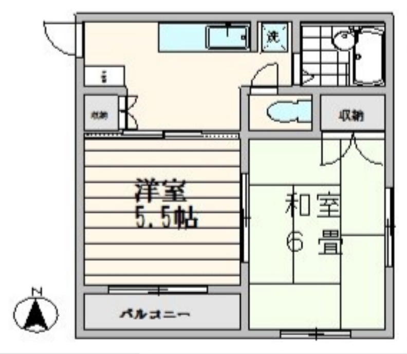 Mハイツ No.2の間取り