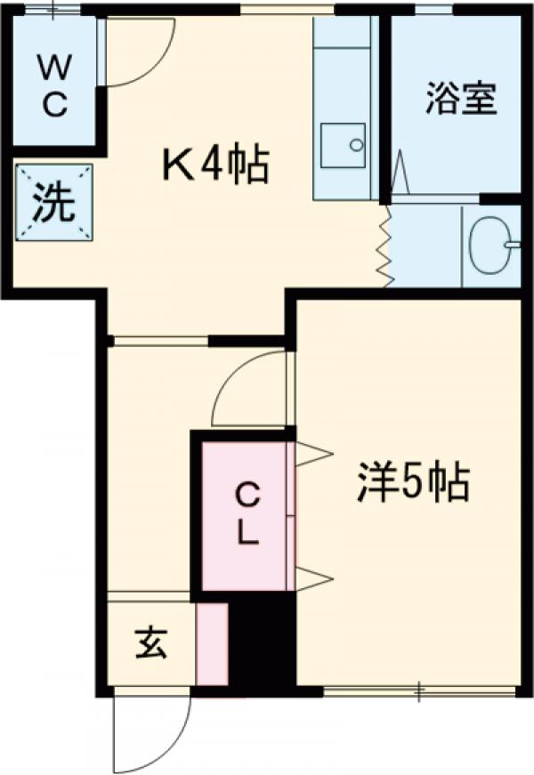 KMテラスの間取り