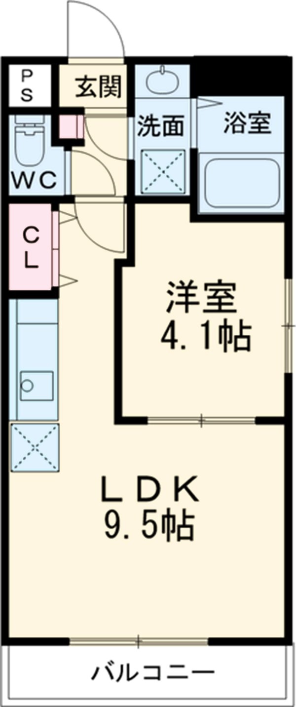 Relache新宿の間取り