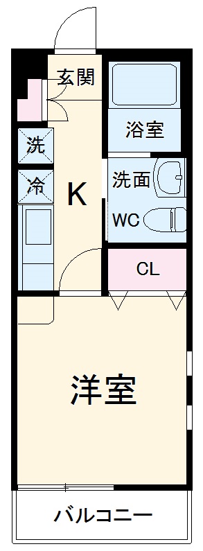 クラスタージュ西都賀の間取り