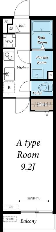 リブリ・Espoir 弐番館の間取り