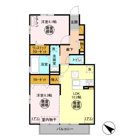 コモドの間取り