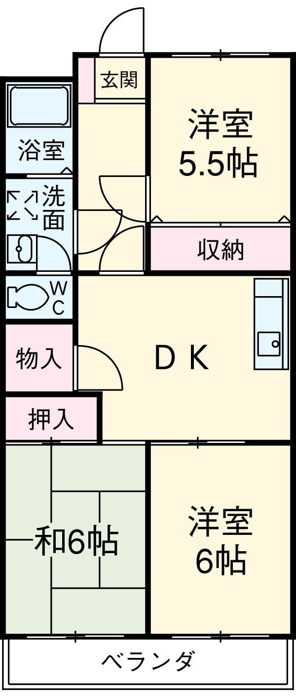 アメニティ・アイバの間取り