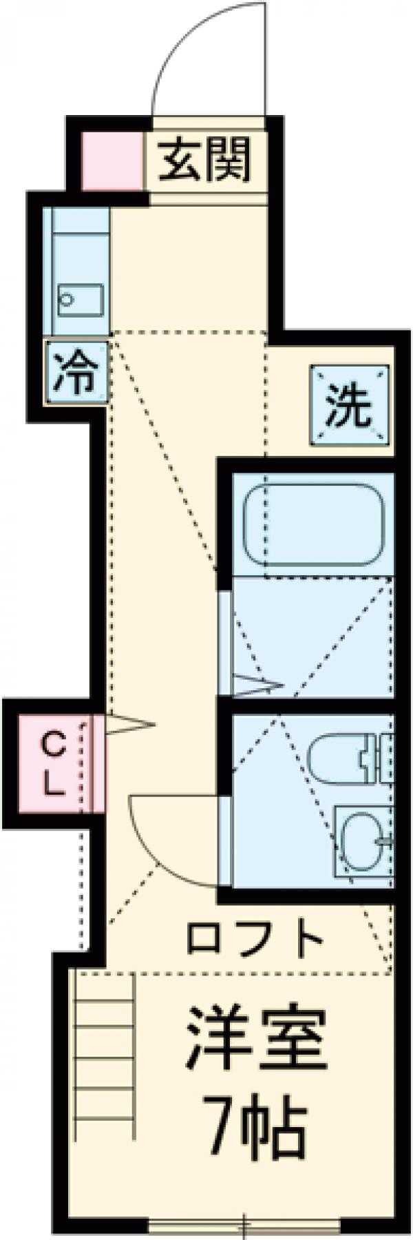 ベルエクラ阿佐ヶ谷の間取り