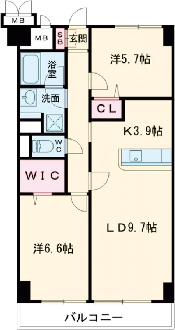 サンクレール高井戸の間取り