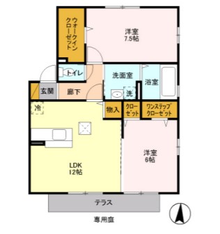 やまぼうしの間取り