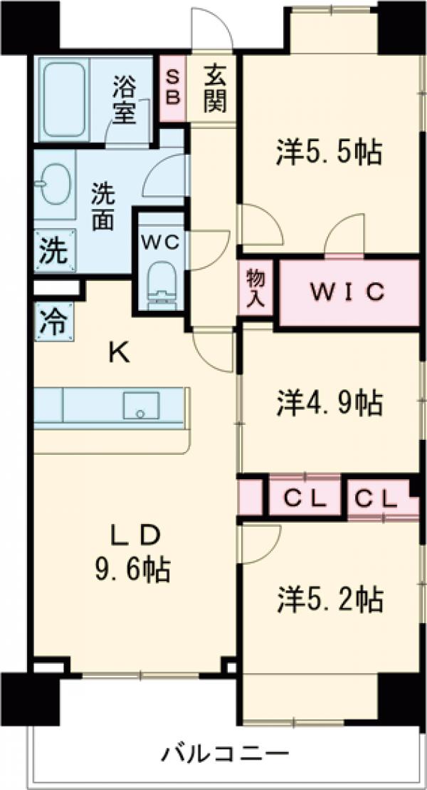 グランカーサ両国壱番館・402号室の間取り