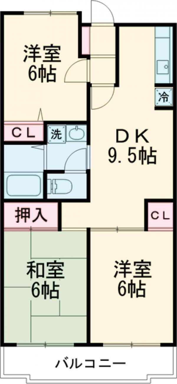 ウィンダム宮前の間取り