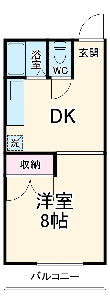 ブルク大澤の間取り