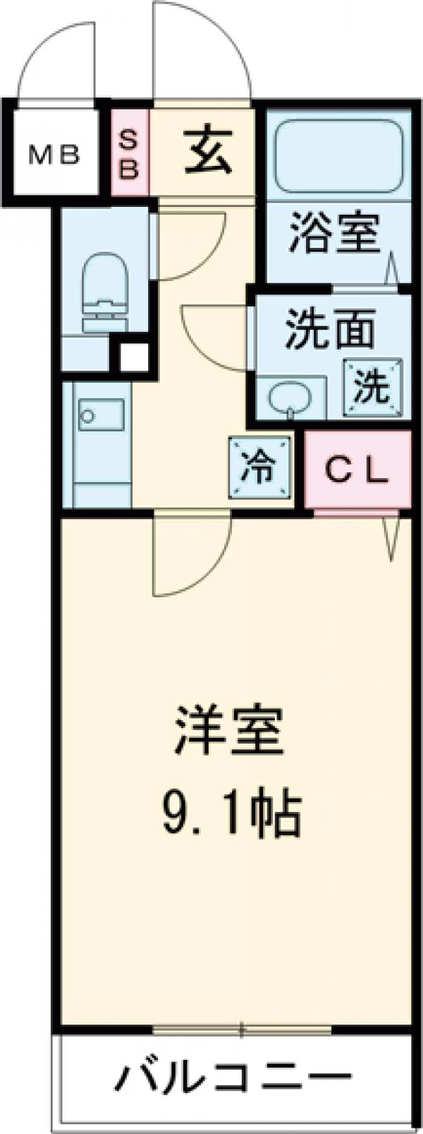 ミリアビタNo.21の間取り