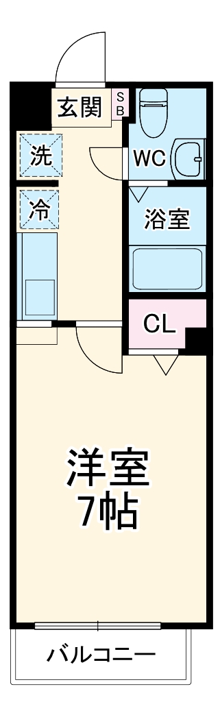 プリモクラッセ登戸の間取り