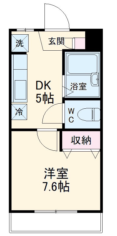 コーポミナミの間取り