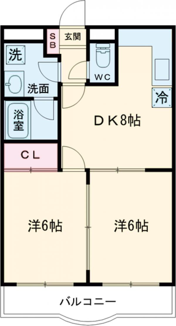 クレール大澤の間取り