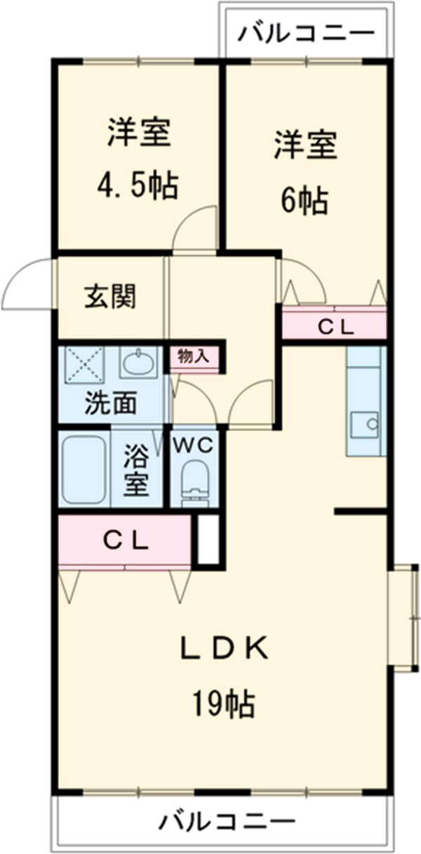 エヌティ坂下の間取り