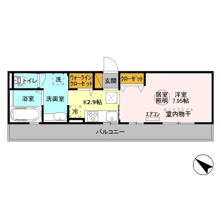 Pegasus Okuboの間取り