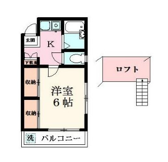 橘ハイツ東千葉の間取り