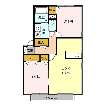 ミルフィーユおゆみ野の間取り