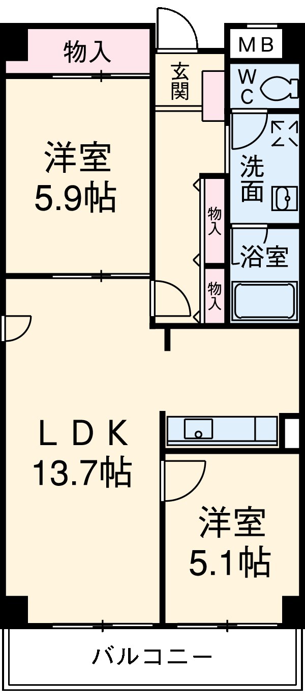 SOCIETY GALLERIAの間取り