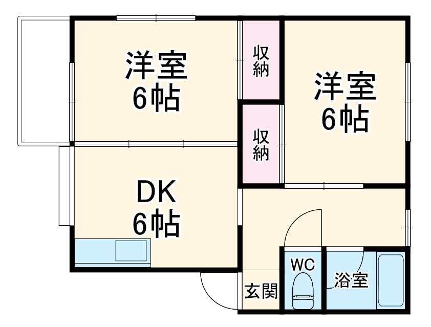 サンハイツ2の間取り