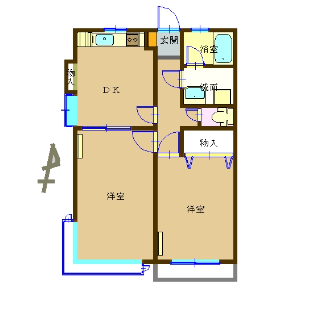 サンパレットの間取り