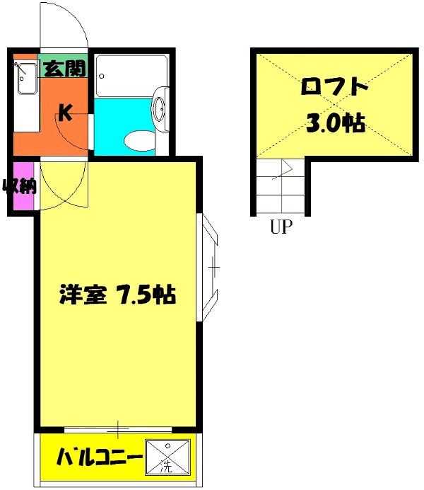 ヴィラ・ウィスタリアの間取り